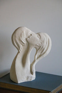 Vintage 1980s Faces of Love Sculpture