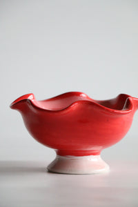 Handmade Ceramic Scalloped Bowl