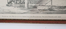 Load image into Gallery viewer, Antique Etching of Staten Island, May 1858
