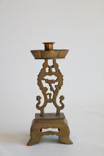 Load image into Gallery viewer, Brass Dragon Candlestick Holder
