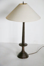 Load image into Gallery viewer, Vintage Turned Wood Lamp
