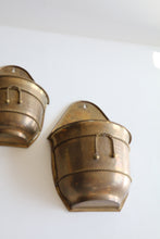 Load image into Gallery viewer, Brass Wall Planters
