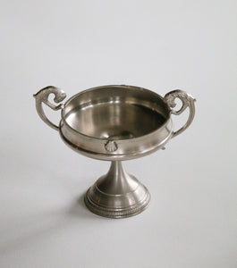 Art Deco silver pedestal bowl
