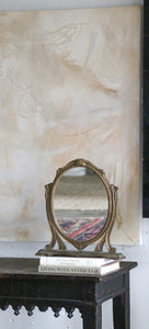 Vanity Top Wooden Mirror