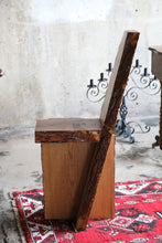 Load image into Gallery viewer, Handmade Rustic Live Slab Chair
