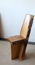 Load image into Gallery viewer, Handmade Rustic Live Slab Chair
