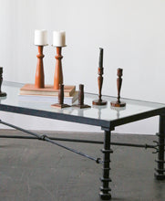 Load image into Gallery viewer, Mid Century Modern Pillar Candlestick Holders
