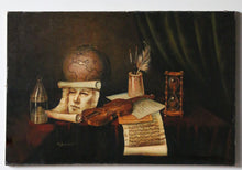 Load image into Gallery viewer, Vintage Still Life  Oil Painting
