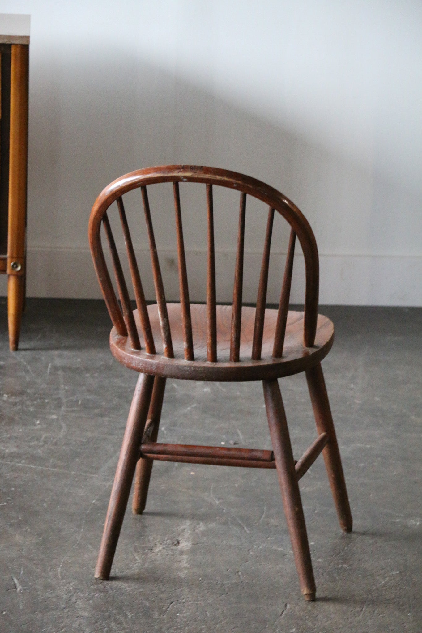 Costway Black Vintage Windsor Dining Side Chair Wood