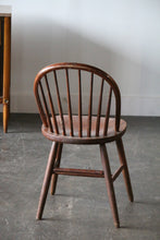 Load image into Gallery viewer, Vintage Danish Spindle back Windsor Chair
