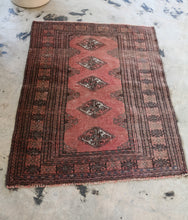 Load image into Gallery viewer, Vintage Hand Knotted Wool Rug
