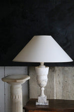 Load image into Gallery viewer, Pair of Vintage Italian Carrara Marble Table Lamps
