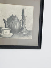 Load image into Gallery viewer, Vintage Charcoal Still Life Drawing
