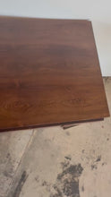 Load and play video in Gallery viewer, Diminutive Danish Modern Rosewood Desk by EJM Skive
