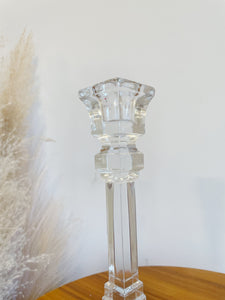 Crystal Candle Stick Pair