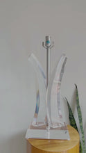 Load and play video in Gallery viewer, Mid Century Modern Lucite Table Lamp

