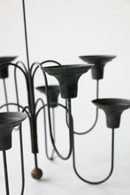 Load image into Gallery viewer, Vintage Metal Hanging Candelabra
