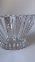 Load and play video in Gallery viewer, Vintage 1990s Regency Rosenthal Crystal Blossom Fluted Decorative Centerpiece Bowl
