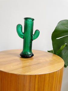 Glass Cactus Vase
