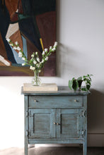 Load image into Gallery viewer, Antique Blue Painted Cabinet
