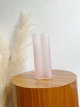 Load image into Gallery viewer, Frosted Pink Glass Vase
