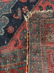 Antique Hand-knotted Wool Rug