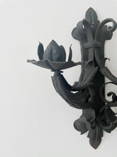Load image into Gallery viewer, Pair of Antique Cast-Iron Wall Sconces
