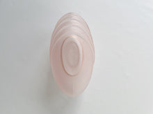 Load image into Gallery viewer, Frosted Blush Pink Art Deco Vase
