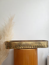 Load image into Gallery viewer, Large Oval Brass Planter
