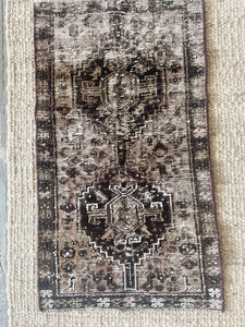 Vintage Hand Knotted Wool Rug