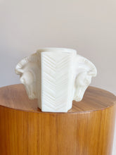 Load image into Gallery viewer, Vintage Milk Glass MacBeth Evans Double Horse Head Vase
