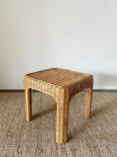 Load image into Gallery viewer, Vintage Wicker End Table
