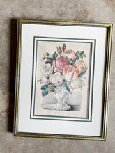 Load image into Gallery viewer, Framed Currier and Ives Still Life Lithograph Titled &quot;The Vase of Flowers&quot;
