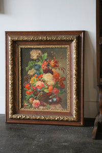 Framed Vintage Floral Print