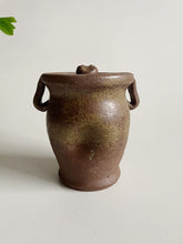 Load image into Gallery viewer, Two -Handled Handmade Pinched jar /vase
