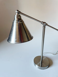 Brushed Silver Task Lamp