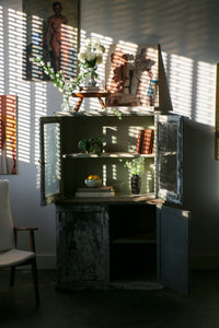 Antique Stepback Hutch
