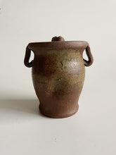Load image into Gallery viewer, Two -Handled Handmade Pinched jar /vase
