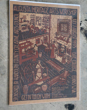 Load image into Gallery viewer, Augusta Heritage Arts Workshop Poster 1975, D&amp;E College  Elkins W.VA
