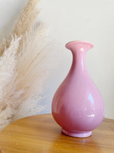 Load image into Gallery viewer, Pink Mid Century Modern Hyalyn Vintage Ceramic Vase
