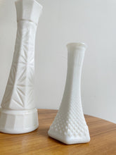 Load image into Gallery viewer, Pair of Milk Glass Vases
