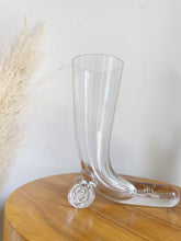 Load image into Gallery viewer, Vintage Svend Jensen Kronos Poland Crystal &quot;Horn of Plenty&quot;  Vase
