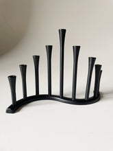Load image into Gallery viewer, Wavy MCM Menorah  Candelabra
