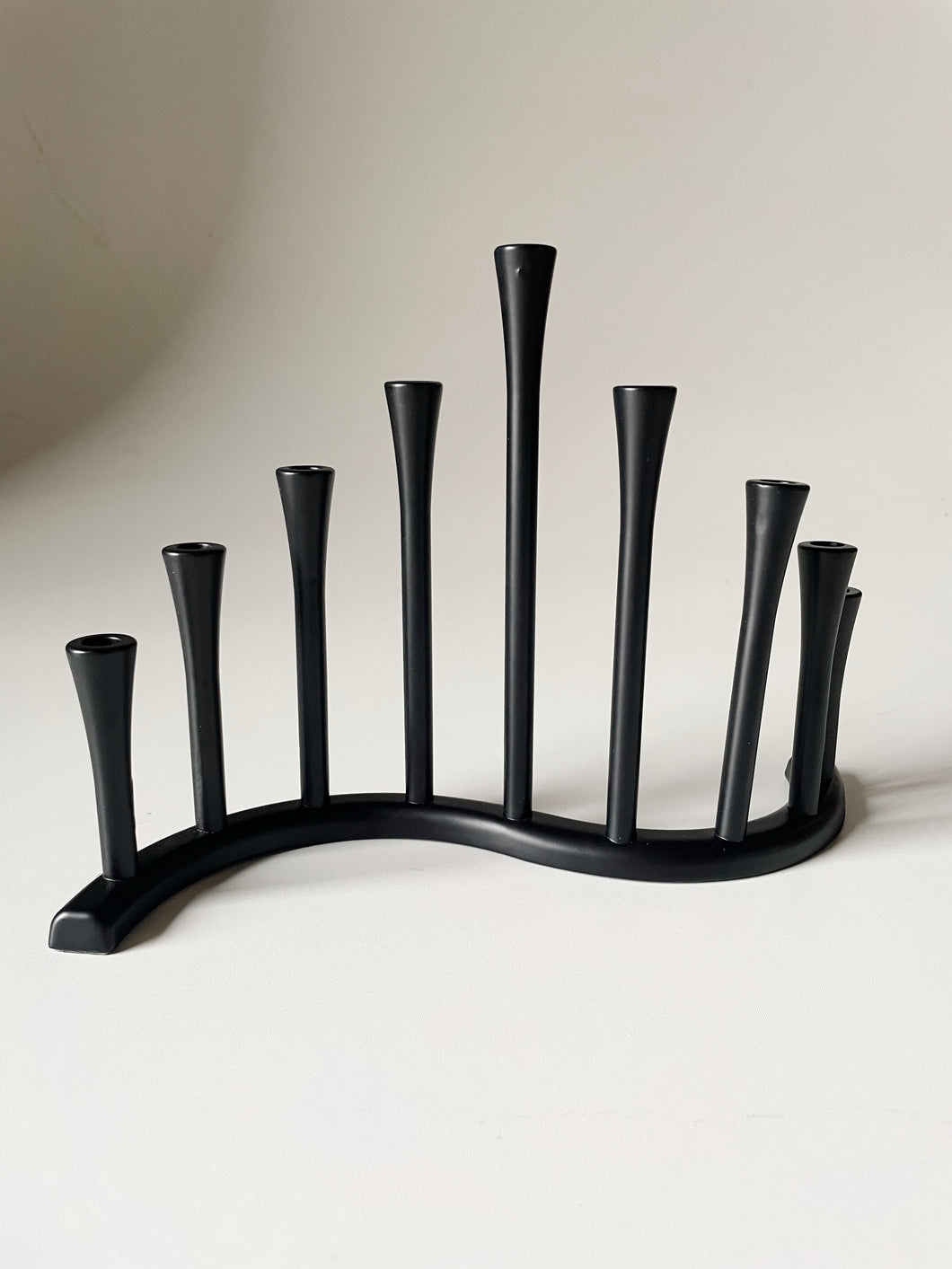 Wavy MCM Menorah  Candelabra