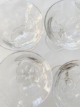 Load image into Gallery viewer, Set of 4 Crystal Coupe Glasses
