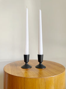 Mid Century Modern Metal Lenox Candlestick Holders