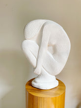 Load image into Gallery viewer, Mid Century Vintage Abstract Female Nude Study in White Plaster Unsigned.
