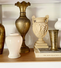 Load image into Gallery viewer, Vintage  Handmade Freckled Ceramic Vase 1982
