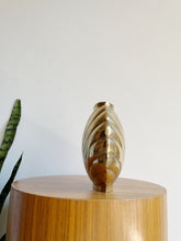 Load image into Gallery viewer, Solid Brass Shell Vase
