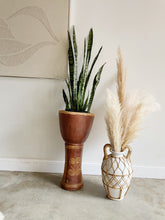 Load image into Gallery viewer, Large Vintage Gourd Plant Stand // Planter
